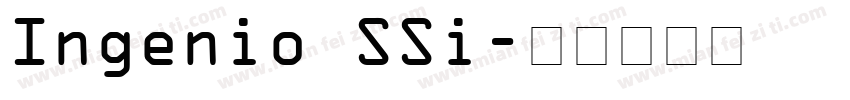 Ingenio SSi字体转换